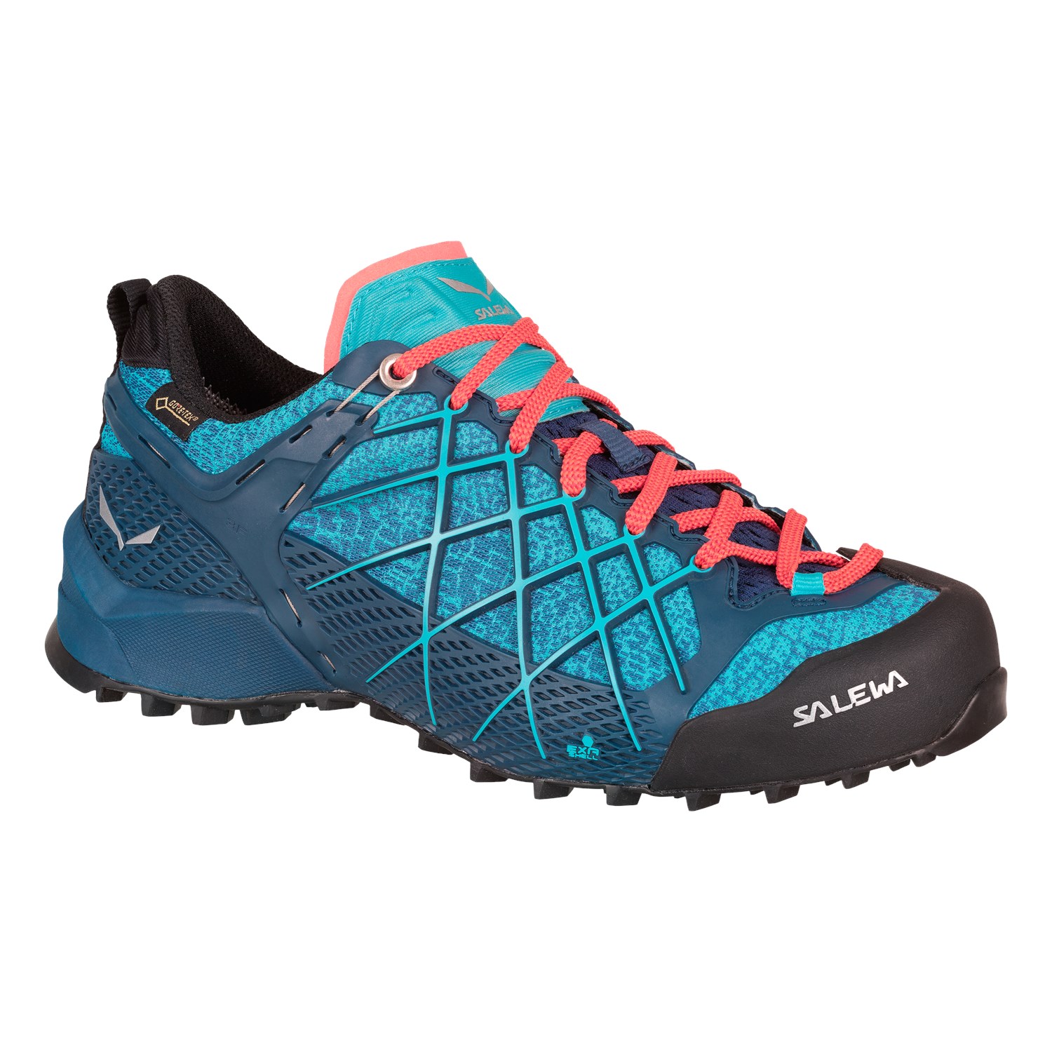 Tenis Salewa Wildfire GORE-TEX® Mulher Azuis/Azul Marinho 530NEGZAD